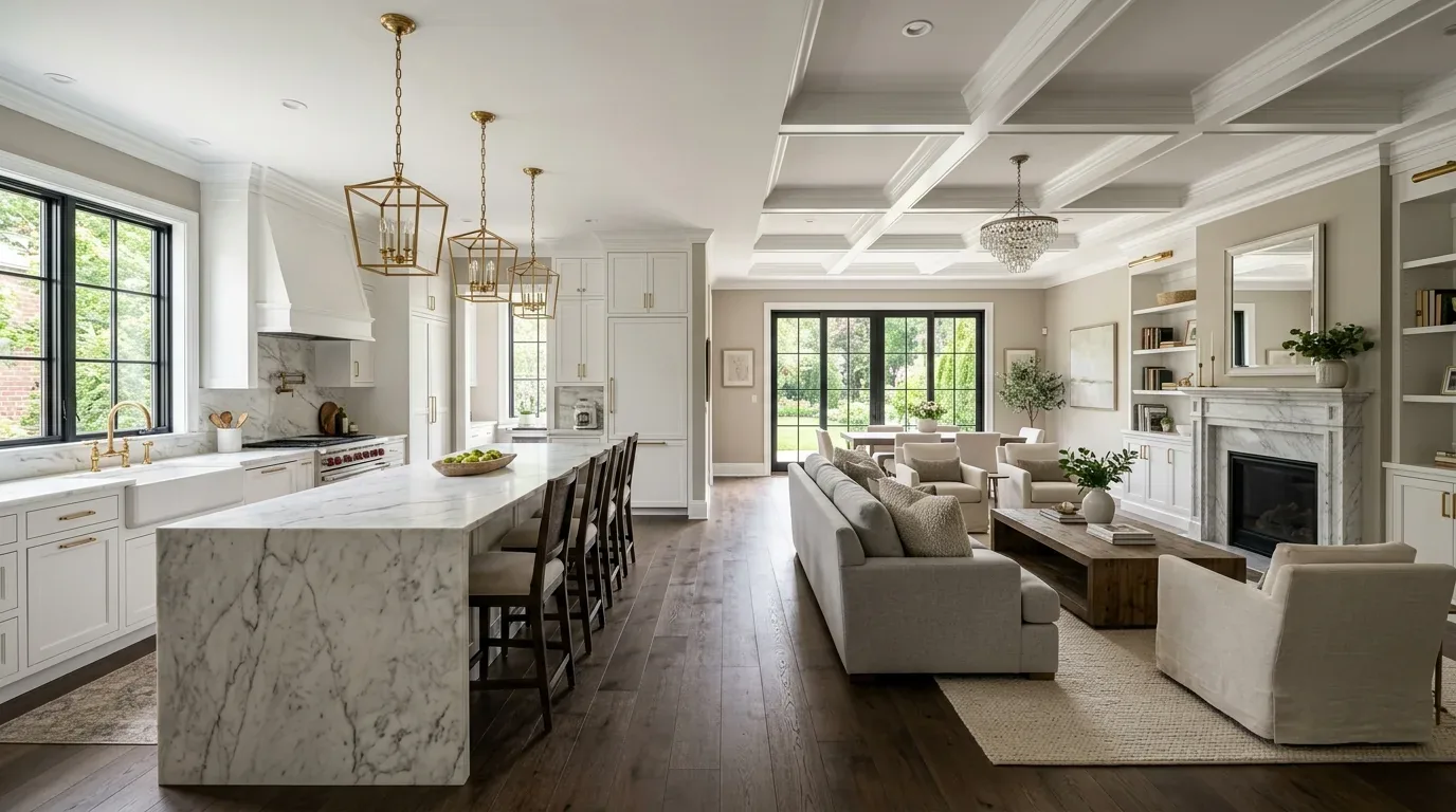 Transitional Interior Design in Saratoga
