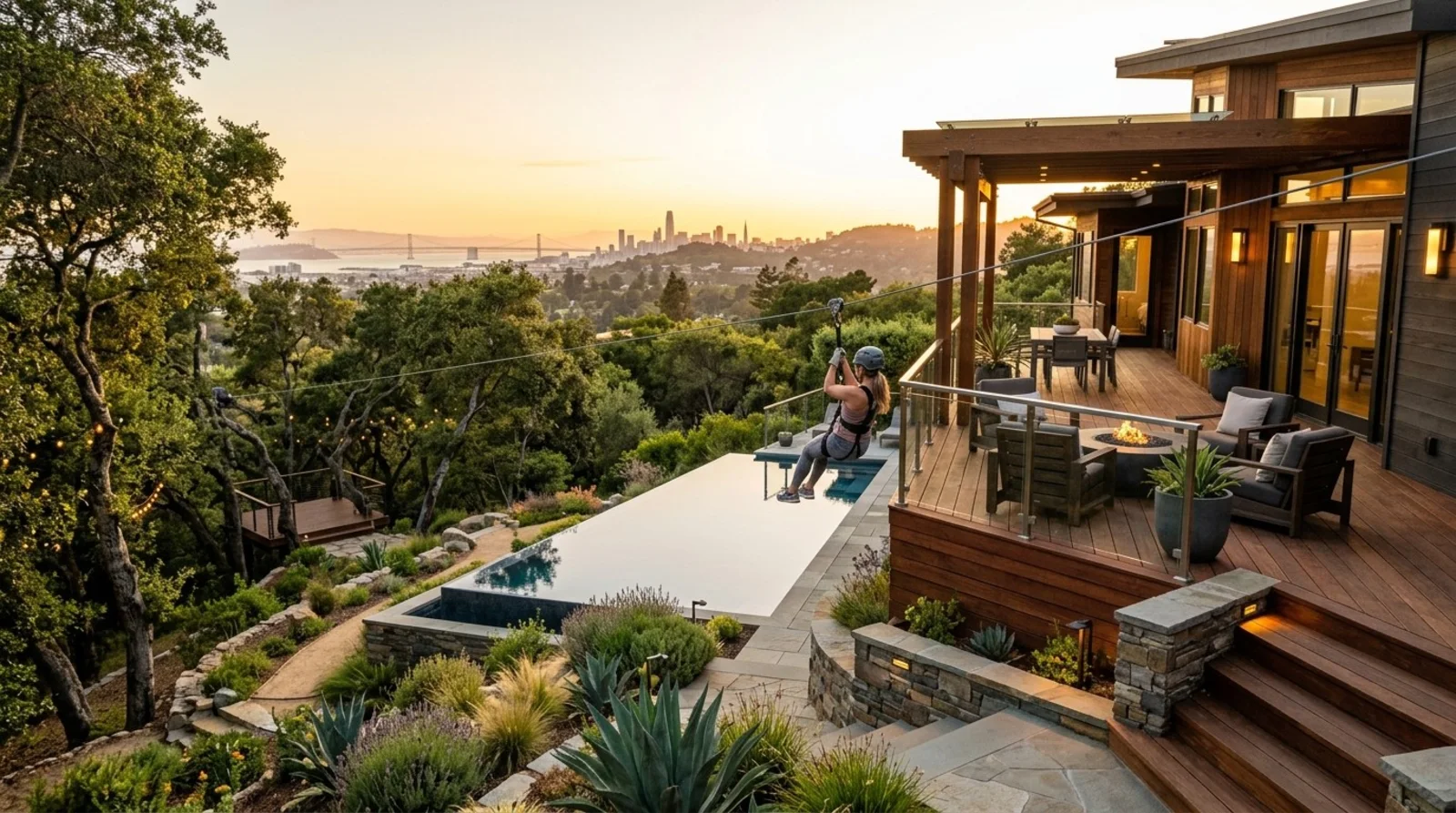Ziplines. Glamping. Pickleball. Inside the Trends Shaping Bay Area Backyard Design