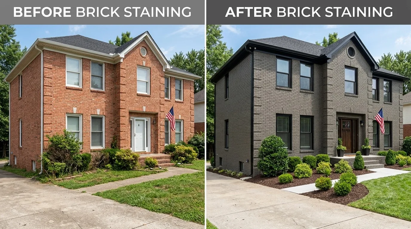 Before And After Brick Staining: A Designer's Guide to the 2026 Look