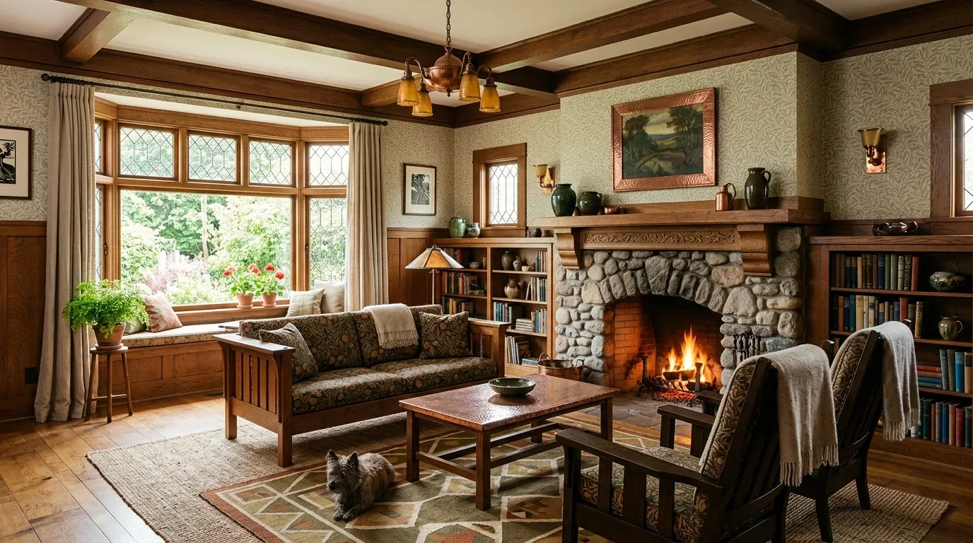 Elk Grove 1920s Craftsman Restoration Interior Designer