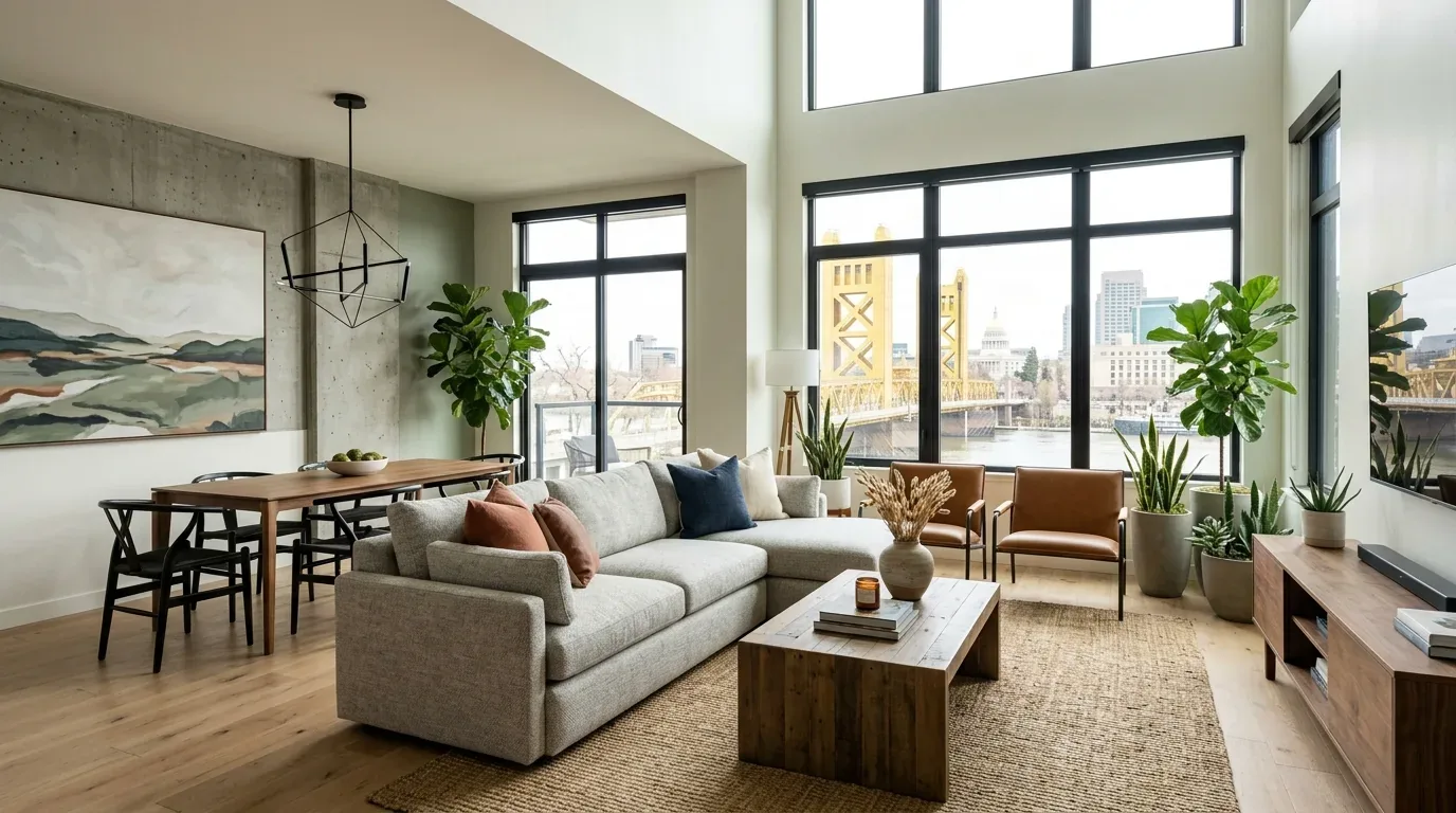 Contemporary Interior Design in Midtown Sacramento