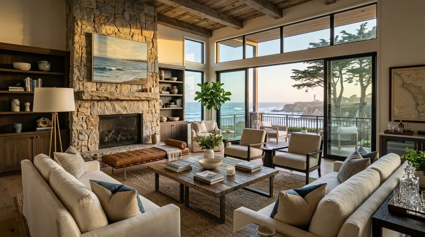 What a Lake-House Interior Designer Costs at Lake Berryessa