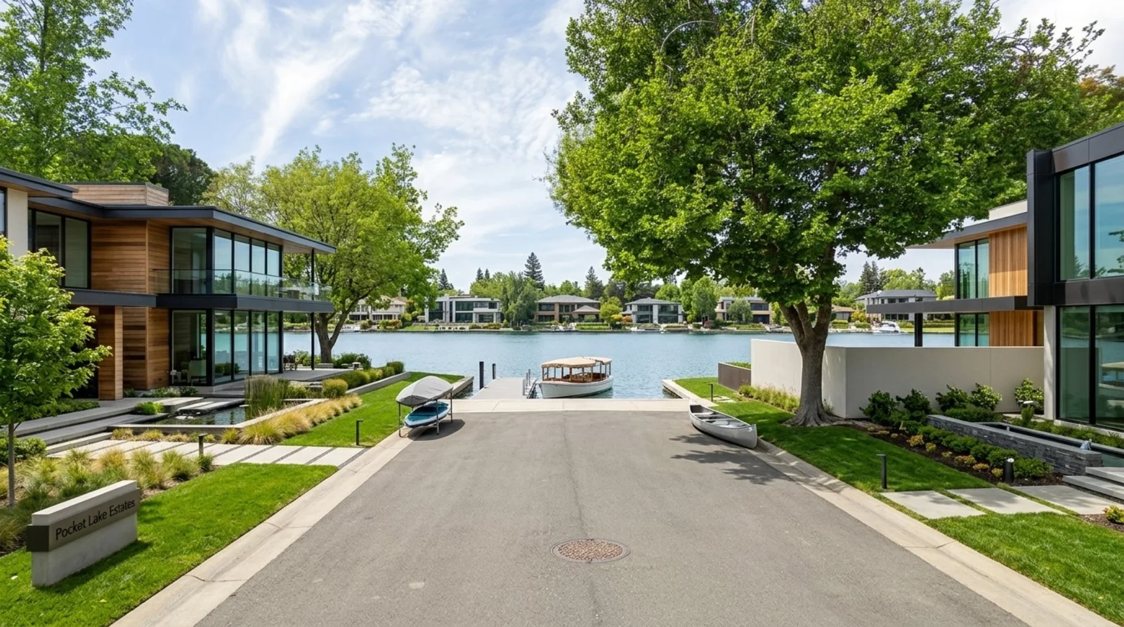 Pocket Greenhaven Waterfront Home Design